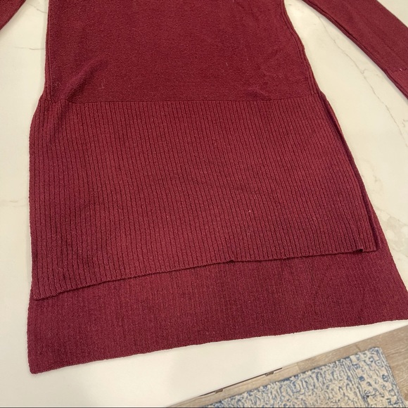 🎉HP🎉 Free People criss cross burgundy sweater - Picture 7 of 13